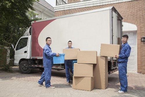 Balham man with van team preparing for a rubbish collection