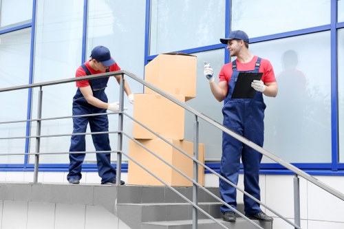 Interior view of a professional moving truck ensuring safe transport.