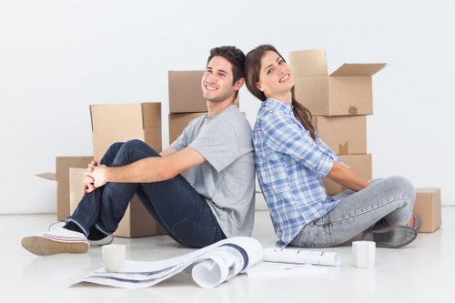Expert commercial movers in Balham at work