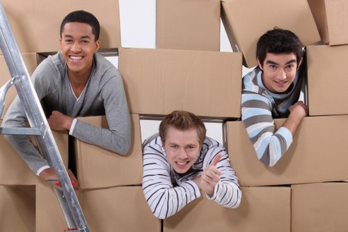 Local moving experts handling belongings in Balham