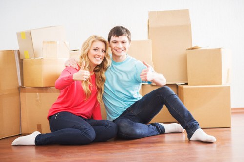 Eco-friendly furniture pick-up process with careful handling in Balham