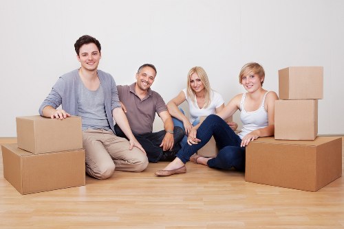 Professional movers planning logistics in Balham